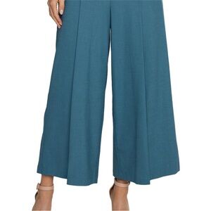 NWOT Liverpool Sailor Crop Wide Leg 25in Inseam In Ocean Blue XS
